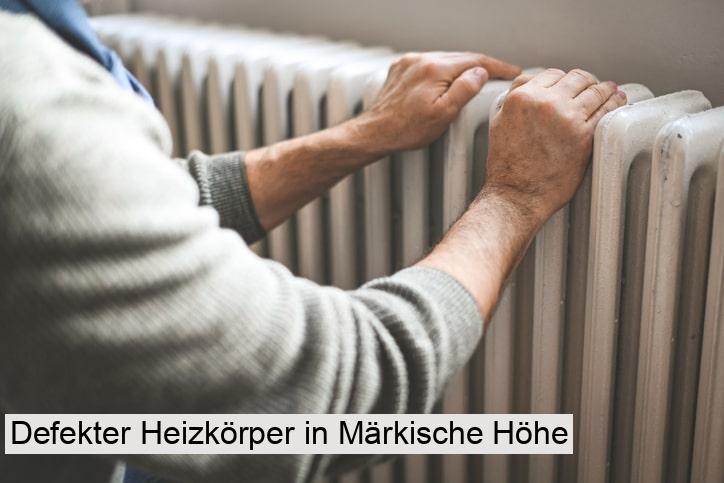 Defekter Heizkörper in Märkische Höhe